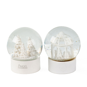 بيع بالجملة ، راتنج أبيض ، شجرة عيد الميلاد ، كرة ثلج ، تصميم حب عالي الجودة للبيع - Product Image 6