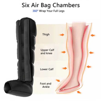 Système de bottes de thérapie par compression d'air Phenitech, bottes de récupération sportive, pressothérapie, circulation sanguine, masseur pour les pieds et les jambes