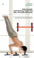 Barres de pompes en acier légères et portables pour hommes, équipement de fitness à domicile, pour la musculation des bras, de la poitrine et des pectoraux, vente en gros