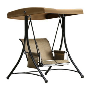 Juego de columpios de alta calidad, muebles de jardín al aire libre, marco de metal para playa, columpios de hierro forjado para - Product Image 3