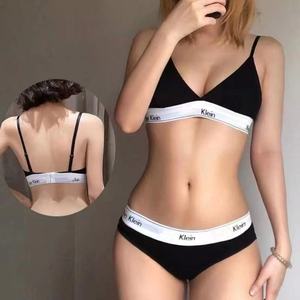 Conjunto de sujetador sin costuras de 2 piezas <span class=keywords><strong>Calvin</strong></span> <span class=keywords><strong>Klein</strong></span> para mujer, sexy, ecológico, de elastano, con control medio, para mujeres maduras - Product Image 3