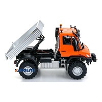 KABOLITE 5501 1/14 4X4 RC Rock Crawler Truck, Vehículo Todoterreno RTR con Transmisión de 2 Velocidades, Luces LED y Sonido, K5501 Unimog