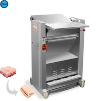 Machine à enlever la peau de porc à alimentation par rouleaux pour cuisines commerciales