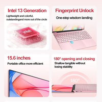 ODM Fabrikanten' Roze 15,6 Inch Intel N95 11e Gen 4 Core 4 Thread 16GB DDR4 Windows 11 Computer Studenten Educatie Laptop