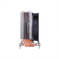 Ventilateur de refroidissement CPU en cuivre pour boîtier d'ordinateur Intel LGA17, dissipateur thermique en aluminium à refroidissement liquide, roulement à billes