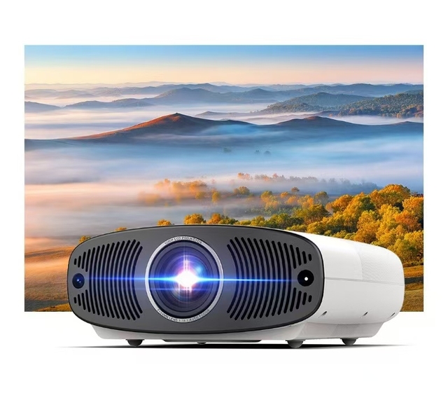 2026 New Auto--Focus Projector, 4K Ultra HD, Smart WiFi, Noise Reduction, Ideal for Home, Hotel, B&B and Foot Spa Venues