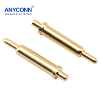 Connecteurs USB ANYCONN OEM personnalisés en laiton plaqué or haute précision, modèle 26 trous, fixation durable, broches mâles noires