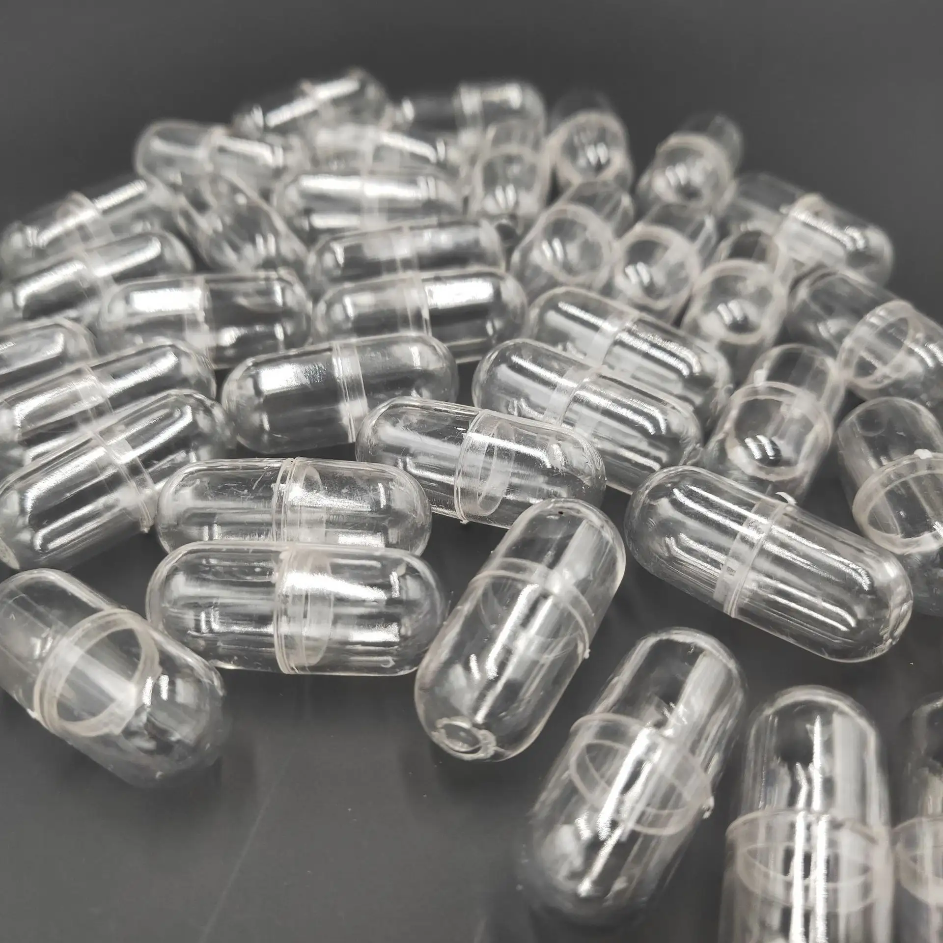 Groothandel Lege Mini Capsule Fles Plastic Capsule Ps Flacon Container Transparant Pil Fles