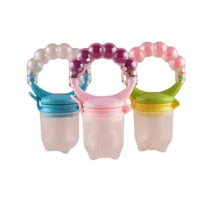 Pronto per la spedizione del bambino frutta alimentazione ciuccio giocattoli per la dentizione sonaglio campana mangiatoie personalizzate per bambini