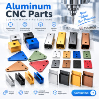 Pièces en aluminium usinées CNC, services d'usinage de précision, fraisage et tournage sur commande 5 axes, composants en alliage 6063, formes variées, usinage sur mesure