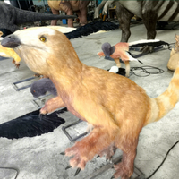 Dinosaure animatronique miniature sur mesure pour exposition de Beipiaosaurus en musée intérieur, robot pour le divertissement des enfants