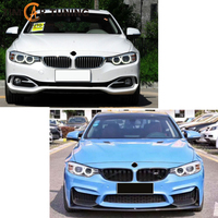 Kit de Carrocería para Tuning de Autos, Precio de Fábrica, Actualización para Serie 4 F32 F33 (2014-2019), Estilo M4, Conversión de Carrocería Delantera/Trasera, Plástico Pulido