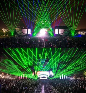 10W Outdoor Laserlicht Show Ausrüstung IP65 Laserlicht ILDA Wasserdichter Pro Bühnen projektor Sky Dj Laserlichter für Nachtclub