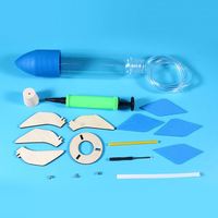 Kit d'expérimentation scientifique DIY de fusée à eau hydrodynamique pour enfants, jouet fusée à propulsion aérienne, vente en gros
