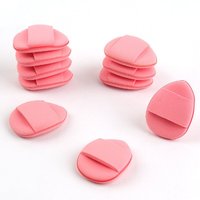 Esponja de seda con forma de gota de agua cosmética profesional, esponja de seda con logotipo personalizado para maquillaje facial y de ojos