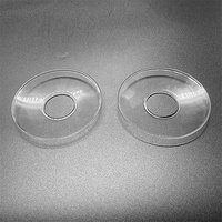 Support de bougie circulaire en verre transparent, anti-goutte, avec accessoires coniques, idéal pour la décoration intérieure - Vente chaude