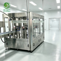 Ligne de production complète d'eau en bouteille 380V avec rapport d'essai de la machinerie pour la fabrication d'eau potable purifiée