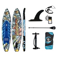 Planche de surf gonflable Skatinger 2026 prête à être expédiée, design Koi, planche de surf gonflable