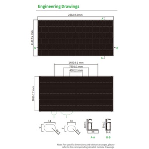 <span class=keywords><strong>JinKO</strong></span> <span class=keywords><strong>Solar</strong></span> TIGER Neo Panel <span class=keywords><strong>solar</strong></span> tipo N bifacial de silicio monocristalino de alta eficiencia 66HL4M-BVD-645 - Product Image 6