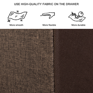 Organisateur <span class=keywords><strong>de</strong></span> vêtements en tissu à 4 <span class=keywords><strong>tiroirs</strong></span> pour chambre à coucher - Product Image 4