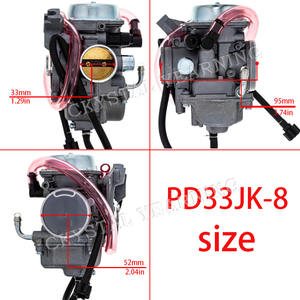 Carburador PD33JK-5 de Calidad Original para Motocicleta de Carreras <span class=keywords><strong>Kawasaki</strong></span> Brute Force 300 ATV <span class=keywords><strong>2012</strong></span>, Puede Necesitar Reparación y Kit de Juntas - Product Image 5