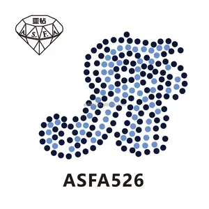 ASFA526-Motif de transfert à chaud en strass pour Jésus avec un beau cristal pour repasser sur des lettres en strass