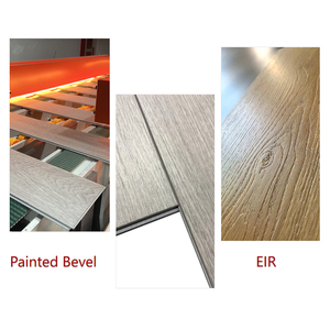 <span class=keywords><strong>Plancher</strong></span> flottant en bois de chêne et liège de cerisier au design moderne avec système de clic, carrelage en PVC SPC pour appartements - Product Image 2