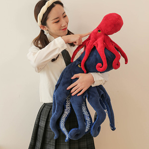 Bestseller CPC: Peluche Gigante di <span class=keywords><strong>Polpo</strong></span> Morbido e Realistico, 45cm 85cm 120cm, Rosso e <span class=keywords><strong>Blu</strong></span>, Cuscino Giocattolo Animale Marino in Cotone PP - Product Image 5