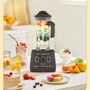 SOKANY Household Multi-Functional Smoothi Heavy Duty Electric Blender Two-in-One Juicer Blender Ice Crushing Cooking Machine