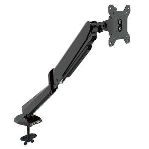 Nouveau support d'écran d'ordinateur 27 pouces en aluminium noir avec ressort à gaz, rotation 180°, <span class=keywords><strong>interface</strong></span> USB, inclinaison 90°, VESA 75/100, charge 8 kg - Product Image 1