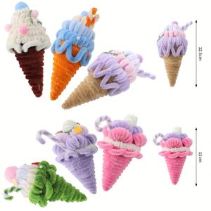 ชุดงานฝีมือเด็กสมัยใหม่ DIY ชุดอุปกรณ์ศิลปะจากเชลล์สเต็ม  ท่อโพลีเอสเตอร์สำหรับทำของตกแต่งไอศกรีม ของประดับงานปาร์ตี้วันเกิด - Product Image 1