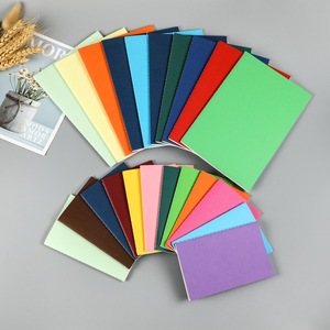 Solid color, simple cartoon A5 stitched notebook, exercise book, creative notebook, <b>notepad</b>, student supplies wholesale - Product Image 1