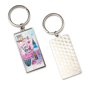 Portachiavi in Lega di Zinco con Resina Epossidica, Anello Portachiavi 3D in Metallo, Varie Forme per Negozi di Souvenir Turistici - Product Image 4