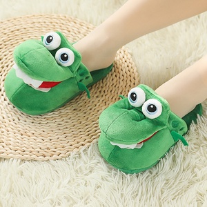 Chaussons d'hiver en coton, modèle crocodile ouvert à la bouche, et chaussons dinosaure dansants en coton - Product Image 5