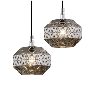 Moderno ed elegante vetro di protezione alogena carciofo antico lampadari lampade a sospensione in vetro ciotola - Product Image 3