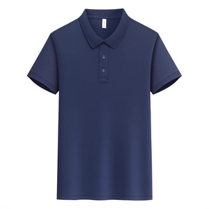 Polo de Manga Corta con Cuello Dividido en Color Sólido, Unisex, de Poliéster, para Trabajo y Uso Diario - Product Image 2