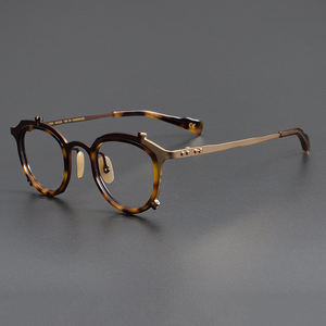 MM-0050 <strong>Titanium</strong> <strong>Eyeglasses</strong> <strong>Frames</strong> High Quality Luxury Stylish Solid Pattern Prescription Glasses for Men and Women - Product Image 1