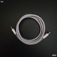 Tela trenzada de alta calidad diseño Tablet PC transmisión de datos PD 20W USB C a cables de 8 pines