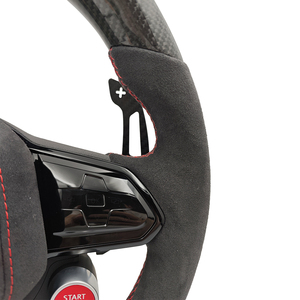 <span class=keywords><strong>Volante</strong></span> Deportivo de Fibra de Carbono con Botón de Encendido Magnético y LED para Volkswagen VW <span class=keywords><strong>Golf</strong></span> 8 MK8 R 6 7 MK6 MK7 <span class=keywords><strong>GTI</strong></span> Passat CC B7 - Product Image 5