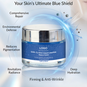 Crème Visage OEM au Peptide de Cuivre Bleu Anti-Rides, Essence Raffermissante au Collagène, Crème Visage au Peptide de Cuivre GHK-Cu Snap8 - Product Image 5