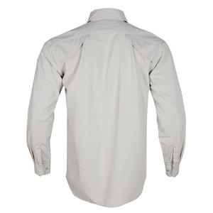 Camisa de Trabajo Ignífuga Xinxiang para Hombre, Color Gris Oscuro Caqui, Nailon y Algodón, 230 g/m², para la Construcción, la Industria del Petróleo y Energética - Product Image 2