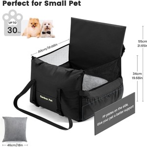 Sièges auto pour chien personnalisés avec ceintures de sécurité réglables, sièges auto pour animaux de compagnie de taille moyenne à grande, sièges auto. - Product Image 3