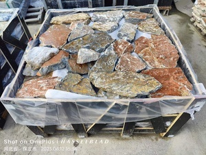 Losa de piedra de pavimentación aleatoria de pizarra oxidada natural para caminos de jardín - Product Image 4