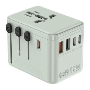 Dây mở rộng phổ <span class=keywords><strong>Travel</strong></span> <span class=keywords><strong>Adapter</strong></span> 3 Type-C + 2 USB <span class=keywords><strong>travel</strong></span> <span class=keywords><strong>adapter</strong></span> USB 2500W PQ điện du lịch Adaptor đa cắm - Product Image 1