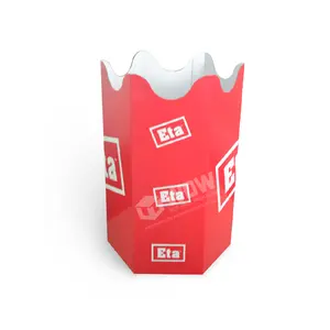 Hình lục giác hình dạng có thể gập lại thân thiện với môi tông bán hàng hiển thị đứng <span class=keywords><strong>Dump</strong></span> Thùng hiển thị đứng - Product Image 1