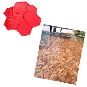 Silicon Molds For Concrete Polyurethane Concrete Stamp Mat Mold For Cement Imprinted