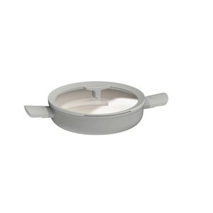 Balance Moonmist Grey 26Cm Non Stick <b>Saucepan</b> With Lid And Two Handles - Product Image 1