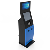 Kiosque de libre-service Kiosque de vente de billets à double écran avec accepteur de notes Kiosques de paiement auto-facture pour le cinéma/gare routière
