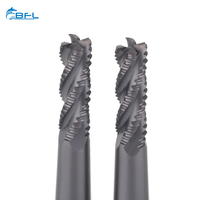 BFL CNC Endmill Tool Carburo de tungsteno 4 flautas Rough Endmill Taper Neck