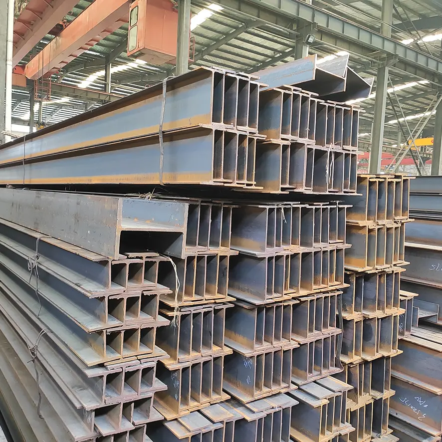 Custom Prefabricated Building Construction ASTM AISI Q195 Q215 Q235 Q235B H Beam Bridge Steel